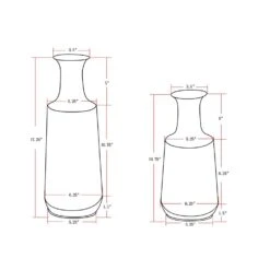 Two-Piece Metal Damask Vase Set 18 Two-Piece Metal Damask Vase Set -Garden 957931 7 7a7bd433 34f8 41e9 9ccb b6b379cef532