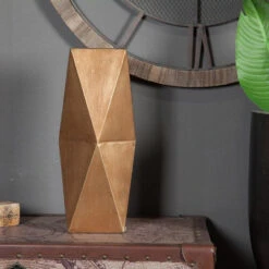 Two-Piece Gold Metal Vase Set -Garden 957971 2 2306908b 34d3 4bdb 9f3c b0ac1cd76df9