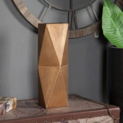 Two-Piece Gold Metal Vase Set -Garden 957971 3 b31b4aa7 4452 48d2 b690 785ea8d4fd68