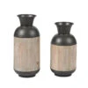 Two-Piece Iron And Wood Vase -Garden 958089 a2d37cf9 7e8d 4e2c 96c7 89327484c86b