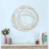 LuxenHome Gold Metal Abstract Swirl Round Wall Decor -Garden GUEST 00cc6bad b696 4e0b 9024 543229e6d7d6