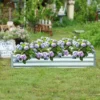 LuxenHome 6ft Rectangular Galvanized Metal Raised Garden Bed Silver 2 LuxenHome 6ft Rectangular Galvanized Metal Raised Garden Bed Silver -Garden GUEST 02c7dd9f ea20 4867 b2f9 97b8ddc935a0
