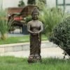 LuxenHome 27.6" Brown MgO Meditative Standing Buddha Garden Statue 2 LuxenHome 27.6" Brown MgO Meditative Standing Buddha Garden Statue -Garden GUEST 034f7865 b7de 44bf 9e00 5825325083dd