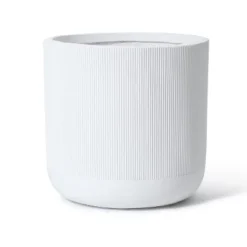 LuxenHome Large Striped Planter, 17.3" Round MgO Pot For Indoor/Outdoor Plants 19 LuxenHome Large Striped Planter, 17.3" Round MgO Pot For Indoor/Outdoor Plants -Garden GUEST 03afdee4 f89d 4033 956f b8d9fa0aba35