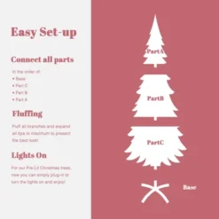 LuxenHome 6Ft Pink Pencil Artificial Tree With Warm White Lights And 8 Light Functions 13 LuxenHome 6Ft Pink Pencil Artificial Tree With Warm White Lights And 8 Light Functions -Garden GUEST 04117983 3c81 4c5a 9fa9 7dfabd40f9a4
