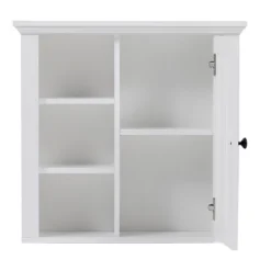 LuxenHome White MDF Wood Bathroom Wall Storage Cabinet 31 LuxenHome White MDF Wood Bathroom Wall Storage Cabinet -Garden GUEST 070b9b09 0048 4c3f b16b 3544e527d815