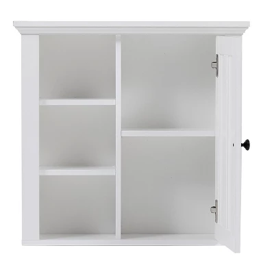 LuxenHome White MDF Wood Bathroom Wall Storage Cabinet 17 LuxenHome White MDF Wood Bathroom Wall Storage Cabinet - Image 15