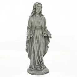 LuxenHome 30.5" H Virgin Mary Indoor Outdoor Statue Garden Statues, Gray Or Ivory 22 LuxenHome 30.5" H Virgin Mary Indoor Outdoor Statue Garden Statues, Gray Or Ivory -Garden GUEST 07a8d245 52a1 4fa3 a08a b9da27920161