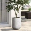 LuxenHome Tapered Concrete-Look Planter – Decorative MgO Pot For Garden Or Home 2 LuxenHome Tapered Concrete-Look Planter – Decorative MgO Pot For Garden Or Home -Garden GUEST 07cd0a27 69ea 4f95 87ad 95535f24a71a