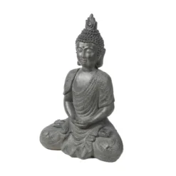 LuxenHome 21.75" Gray MgO Meditating Buddha Garden Statue 13 LuxenHome 21.75" Gray MgO Meditating Buddha Garden Statue -Garden GUEST 081074df 1c4c 4e58 b99e 6ee5dfc9ba95