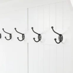 LuxenHome White MDF Hall Tree With Storage Bench -Garden GUEST 0f0fea47 31a3 44f3 89ce 798687e9e40c