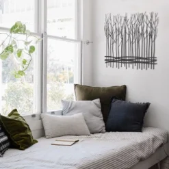 LuxenHome Rustic Black Metal Abstract Field Of Trees Wall Art Decor 16 LuxenHome Rustic Black Metal Abstract Field Of Trees Wall Art Decor -Garden GUEST 0fe6d324 f898 4d6e 8392 b2ae9e940bd8