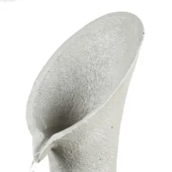 LuxenHome Gray Resin Classical Fluted Columns Outdoor Fountain -Garden GUEST 109f7fb5 0794 4ad8 aa0e 80d35766d134