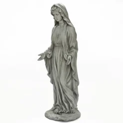 LuxenHome 30.5" H Virgin Mary Indoor Outdoor Statue Garden Statues, Gray Or Ivory 21 LuxenHome 30.5" H Virgin Mary Indoor Outdoor Statue Garden Statues, Gray Or Ivory -Garden GUEST 12cd4bda f649 4e1e bf67 989f2153d9e3