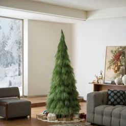 LuxenHome 6Ft Holiday Artificial Pampas Grass Tree In Green -Garden GUEST 1d17f4bd 280a 4a61 8805 aea2257df46d