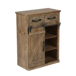 LuxenHome Rustic Wood Sliding Barn Door Storage Cabinet. 23 LuxenHome Rustic Wood Sliding Barn Door Storage Cabinet. -Garden GUEST 1e7dadcb 40d9 4650 bb55 66e726118667