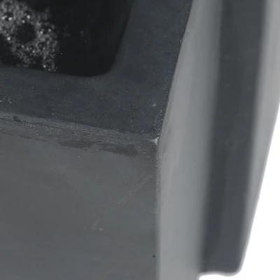 LuxenHome 32" H Resin Modern Waterfall Outdoor Fountain With Planter, Outdoor Water Fountain Indoor And Outdoor Use Gray 9 LuxenHome 32" H Resin Modern Waterfall Outdoor Fountain With Planter, Outdoor Water Fountain Indoor And Outdoor Use Gray - Image 7