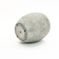 LuxenHome Round Cement Planter – Rustic Gray Pot With Drainage Hole & Plug For Indoor/Outdoor Plants -Garden GUEST 24ec7320 a307 4527 9929 8edb077ff327