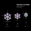 LuxenHome 3-Piece Snowflake Holiday Decoration Set With Battery-Operated Lights Clear -Garden GUEST 25c010de a4fa 4f75 bbe2 5f5ccd7c40f2