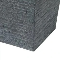 LuxenHome Gray MgO Tall Tapered Square Planter 12 LuxenHome Gray MgO Tall Tapered Square Planter -Garden GUEST 27b724c3 af15 4f91 8a95 b7583d4106ff