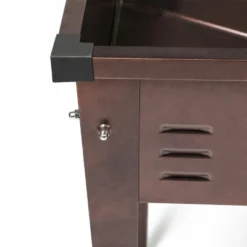 LuxenHome 50" W Brown Metal Rectangular Raised Garden Planter 20 LuxenHome 50" W Brown Metal Rectangular Raised Garden Planter -Garden GUEST 2b65447a 1f9b 4e49 9ff4 c123155b6909