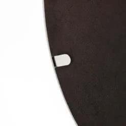 LuxenHome Silver Metal Frame Round Accent Vanity Wall Mirror 19 LuxenHome Silver Metal Frame Round Accent Vanity Wall Mirror -Garden GUEST 2c30ba4b c054 40b5 bb61 ca322086e2e4