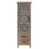 LuxenHome 48" Tall Wood And Metal 2-Drawer 1-Door Storage Cabinet. -Garden GUEST 3166df8c 7c72 4a83 b7e0 377395cb07bb