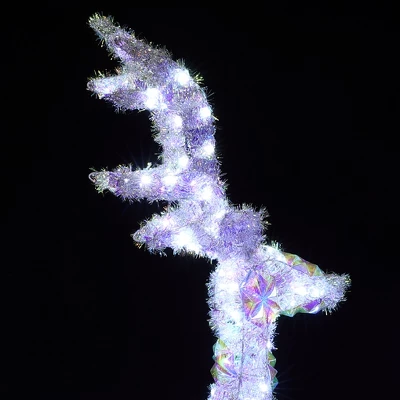 LuxenHome 3-Piece Multi-Color Snowflake Deer Family Outdoor Holiday Decoration With 340 Lights White, Multi 9 LuxenHome 3-Piece Multi-Color Snowflake Deer Family Outdoor Holiday Decoration With 340 Lights White, Multi - Image 8