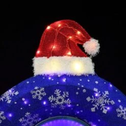 LuxenHome 3-Piece Multi-Color JOY Holiday Decoration With Lights For Indoor And Outdoor Red, Blue, Green -Garden GUEST 3a578fcf 9ee1 4bd5 b304 962804c42e2d