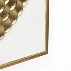 LuxenHome 2-Piece White & Distressed Gold Metal Wall Art Set, Modern Rustic Home Decor -Garden GUEST 4002d2d6 82c2 4f91 b3e8 35b44d3eb8a8