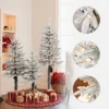 LuxenHome 3-Piece Holiday Artificial Tree Sets With Lights And Flat Stand Green -Garden GUEST 4277ca39 9c0b 41b1 bedc 3be409dc816f