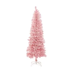 LuxenHome 6Ft Pink Pencil Artificial Tree With Warm White Lights And 8 Light Functions 17 LuxenHome 6Ft Pink Pencil Artificial Tree With Warm White Lights And 8 Light Functions -Garden GUEST 43005535 159d 4ca9 b5c0 df8e904ca457