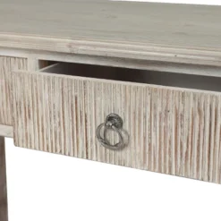 LuxenHome Whitewashed Wood 3-Drawer 1-Shelf Console And Entry Table 21 LuxenHome Whitewashed Wood 3-Drawer 1-Shelf Console And Entry Table -Garden GUEST 4516e22d 8728 49dd bd1d 1068754b88a8