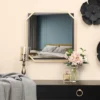 LuxenHome Gold And Black Metal Floating Frame Wall Accent Mirror Vanity Mirror -Garden GUEST 4956b93e 4e66 4e31 8ee0 07c48d907c53