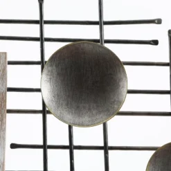 LuxenHome Metal And Wood Geometric Abstract Wall Art -Garden GUEST 552a2132 e4d2 4296 b848 371ac0a289f0