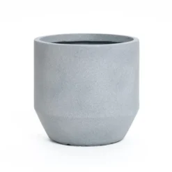 LuxenHome Minimalist Gray Outdoor Planter – Tapered Round MgO Pot With Plug 18 LuxenHome Minimalist Gray Outdoor Planter – Tapered Round MgO Pot With Plug -Garden GUEST 5ae249ee 6d16 4d5e ad22 0153bc7bd058