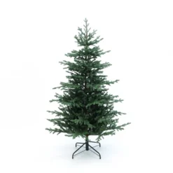 LuxenHome 6Ft Pre-Lit Artificial Fir Christmas Tree, Green Branches With Warm Lights & Metal Stand 18 LuxenHome 6Ft Pre-Lit Artificial Fir Christmas Tree, Green Branches With Warm Lights & Metal Stand -Garden GUEST 5de2c54c b81a 4da2 9a46 d18ee8ebfae9