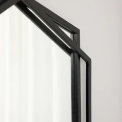 LuxenHome Black Metal Hexagon Frame Wall Accent Mirror For Bathroom & Vanity 23 LuxenHome Black Metal Hexagon Frame Wall Accent Mirror For Bathroom & Vanity -Garden GUEST 615eca41 2a18 41a6 923d 10df9bd07e5d