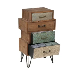 LuxenHome 4-Drawer 33" H X 18.9" W Wood Accent Chest. 23 LuxenHome 4-Drawer 33" H X 18.9" W Wood Accent Chest. -Garden GUEST 628d022f 014c 452c ba6a 5101d441fb15