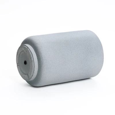 LuxenHome Concrete-Look Planter – Gray Round MgO Pot With Drainage Hole 8 LuxenHome Concrete-Look Planter – Gray Round MgO Pot With Drainage Hole - Image 6