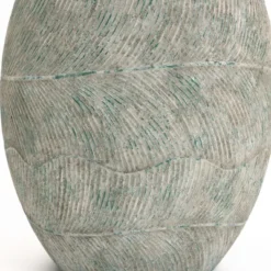 LuxenHome Round Cement Planter – Rustic Gray Pot With Drainage Hole & Plug For Indoor/Outdoor Plants -Garden GUEST 62d01d4a e3dc 4af9 b7dc bab625eff421