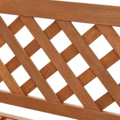 LuxenHome Laguna Solid Wood Outdoor Loveseat Park Bench -Garden GUEST 65bd6ff0 2b05 4bb1 a864 c733cd5d84d3