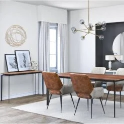 LuxenHome Gold Metal Abstract Swirl Round Wall Decor -Garden GUEST 703dfbc7 db6f 47ee 9131 2e44cb5fcf29