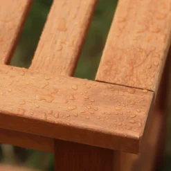 LuxenHome Carmel Solid Wood Outdoor Backless Dining Bench -Garden GUEST 70a42030 d69f 42b1 8991 d7a685df58ce