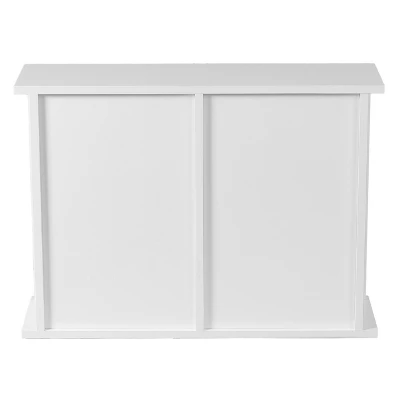 LuxenHome Farmhouse White MDF Bathroom Wall Cabinet 9 LuxenHome Farmhouse White MDF Bathroom Wall Cabinet - Image 7