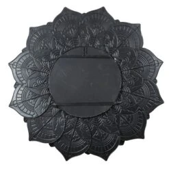 LuxenHome Distressed Brown And White Leaf Wreath Metal Frame Wall Mirror 15 LuxenHome Distressed Brown And White Leaf Wreath Metal Frame Wall Mirror -Garden GUEST 7d92a0db 0616 4acc 9c48 6c1b659bface