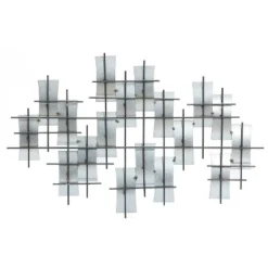 LuxenHome Multi-Color Metal Abstract Geometric Wall Decor 16 LuxenHome Multi-Color Metal Abstract Geometric Wall Decor -Garden GUEST 80f63bce 402d 4bdf b3cf c86d0da445c1