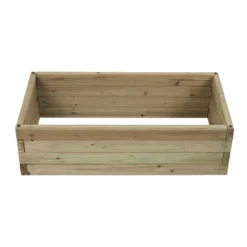 LuxenHome Wood 2.7ft X 1.3ft Raised Garden Bed Brown 15 LuxenHome Wood 2.7ft X 1.3ft Raised Garden Bed Brown -Garden GUEST 8108cace 7819 440d 91c8 425e4eca13e7