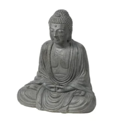 LuxenHome 17" H Gray MgO Meditating Buddha Garden Outdoor Statue 15 LuxenHome 17" H Gray MgO Meditating Buddha Garden Outdoor Statue -Garden GUEST 8f0f7dda 2686 459b 9f15 62a26368c8ab