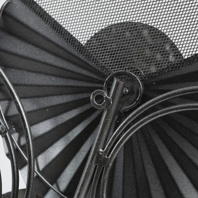 LuxenHome 47" W Distressed Metal Modern Flower Wall Decor 9 LuxenHome 47" W Distressed Metal Modern Flower Wall Decor - Image 7